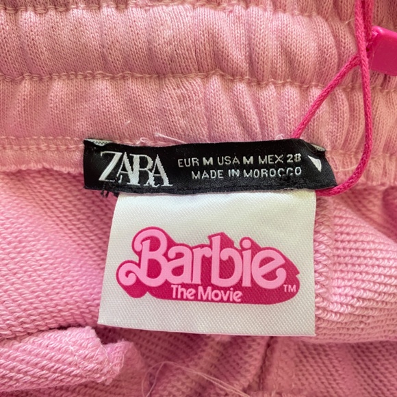 Barbie NWTBarbie Zara pink woman’s sweatpants Sz Medium - Picture 15 of 15